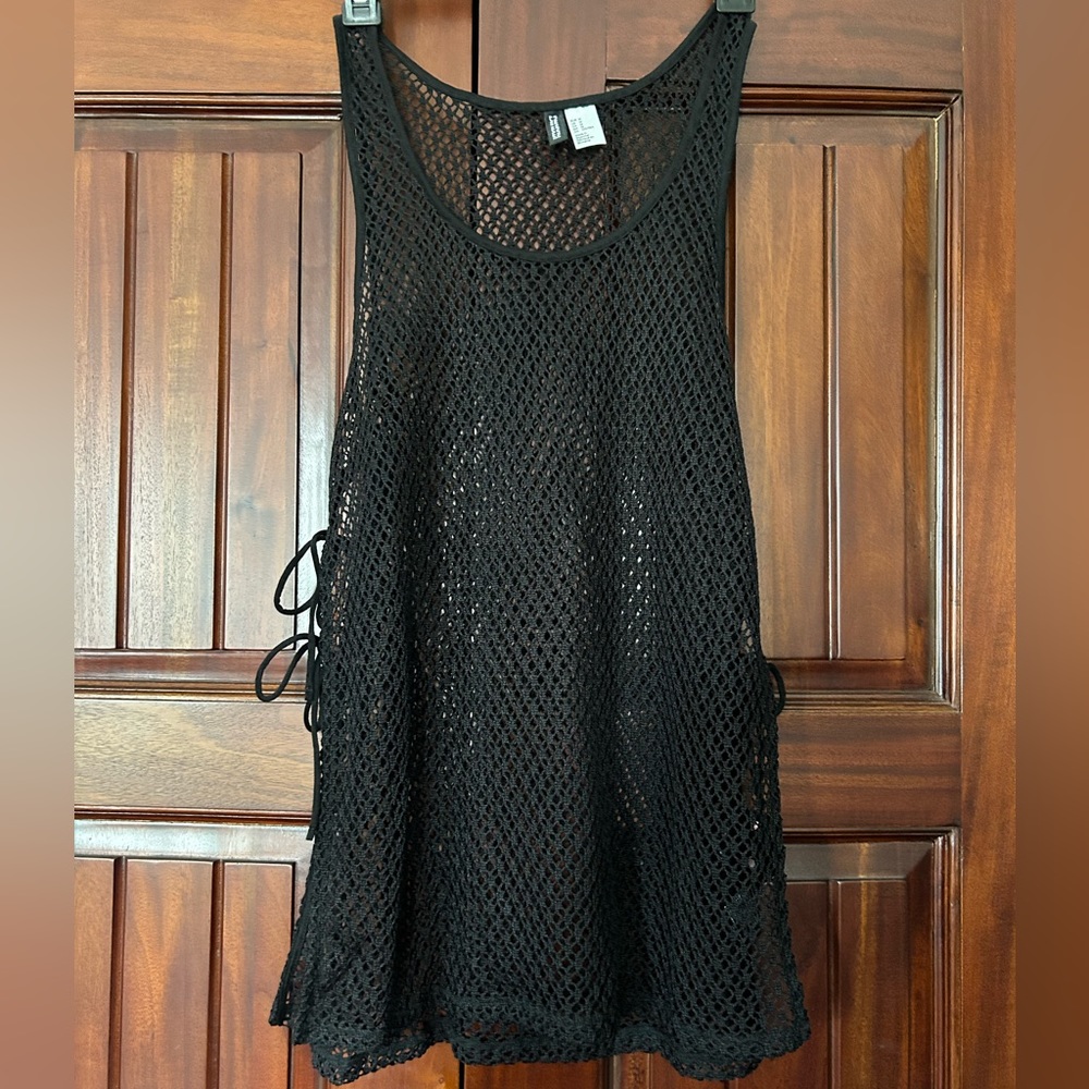 H&M divided Bathing suit see through cover up